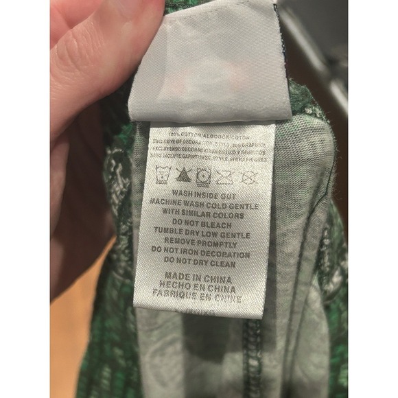 GREG NORMAN MENS LARGE PLAY DRY LONG SLEEVE GREEN BREATHABLE STRETCH T-SHIRT - Picture 4 of 5